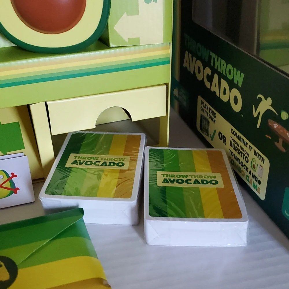 Throw Throw Avocado Family Game Exploding Kittens Throw Throw Burrito